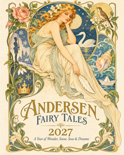 📖 Andersen Fairy Tales 2027 Wall Calendar – A Year of Storybook Wonder