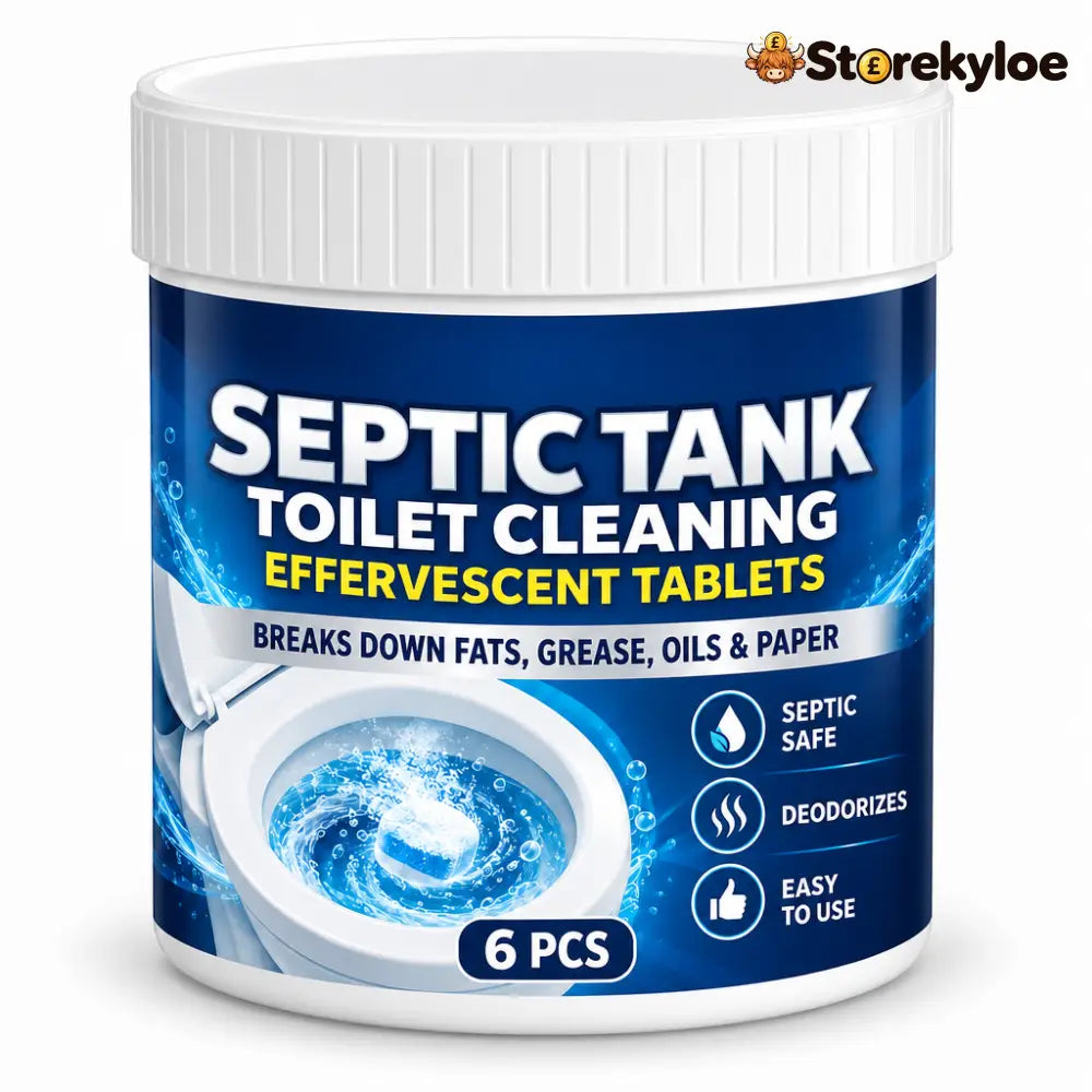 🚽✨ Effervescent Toilet Cleaning Tablets – Drop Fizz & Refresh - 1 Bottle (6PCS) - Hot Sale