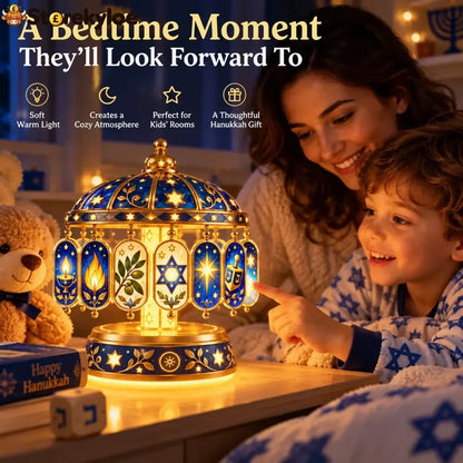 ✨ Eight Nights of Wonder™ – Color-Changing Hanukkah Night Light