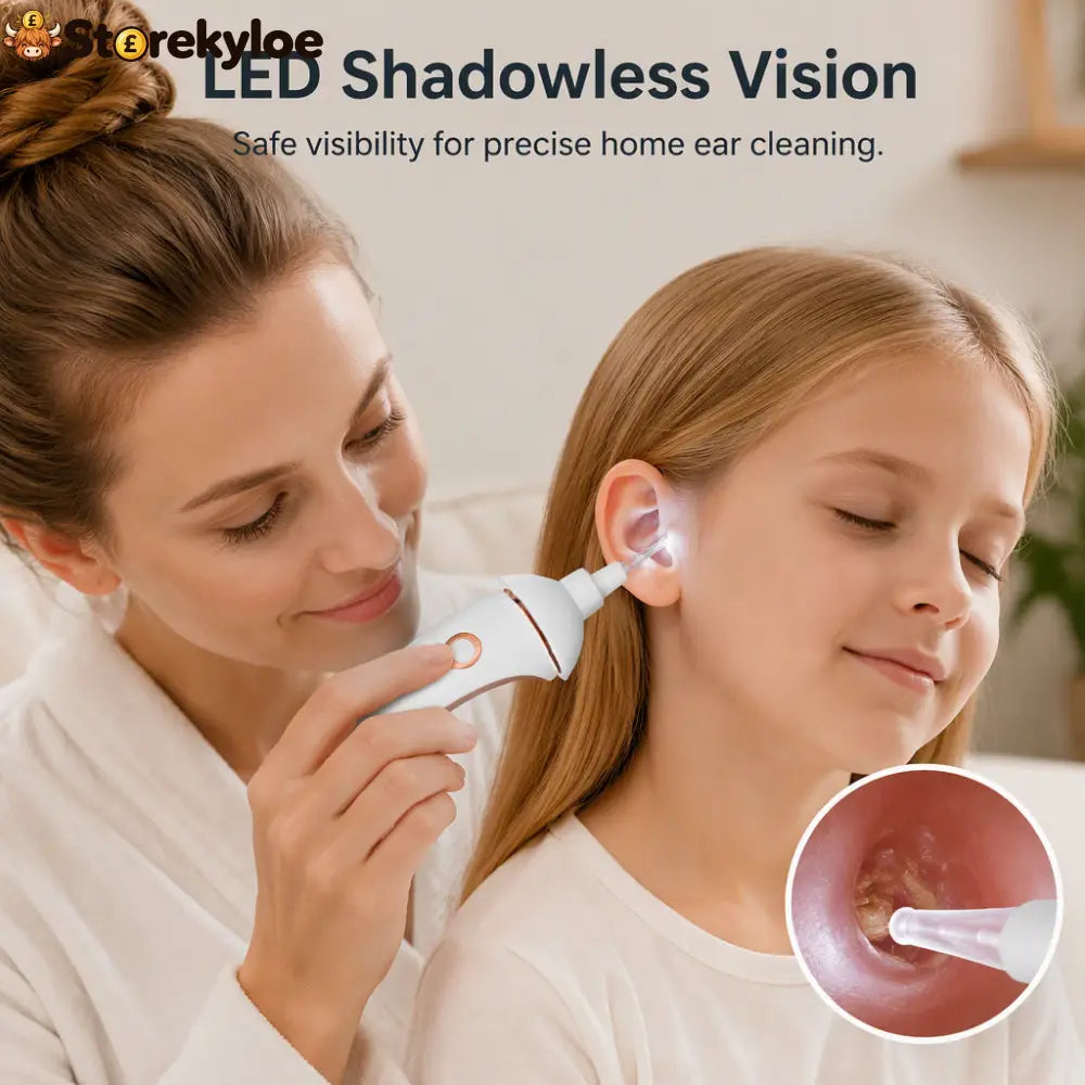 Electric Earwax Cleaner with LED Light