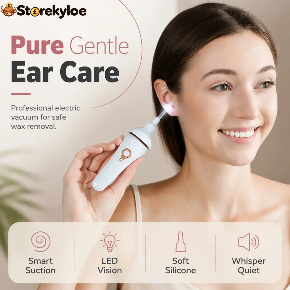 Electric Earwax Cleaner with LED Light