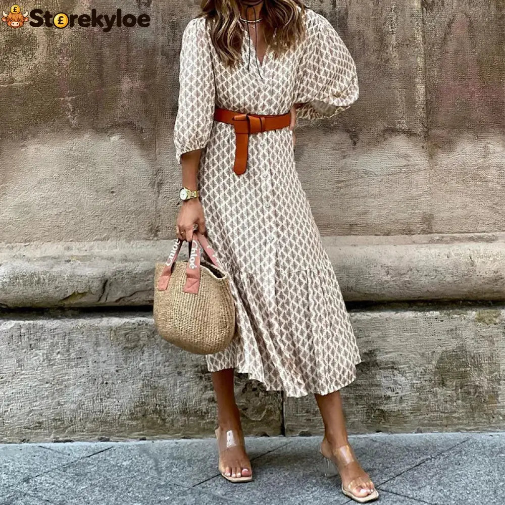 Elegant and casual women’s dress