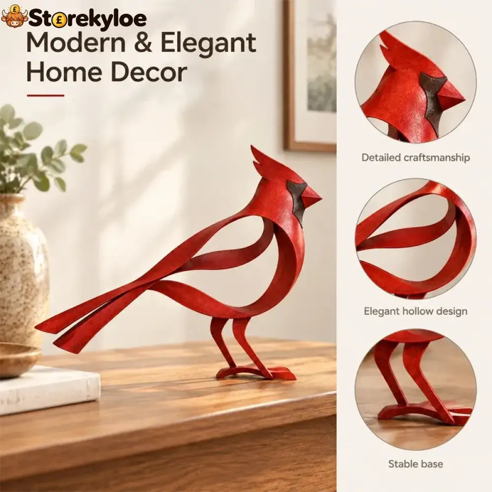 🕊️Elegant and minimalist metal bird sculpture -- Fleeting Moments of Lightness in the Natural World！ - Houseware &