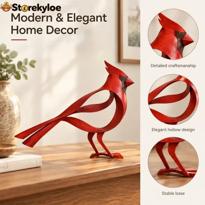 🕊️Elegant and minimalist metal bird sculpture -- Fleeting Moments of Lightness in the Natural World！ - Houseware &