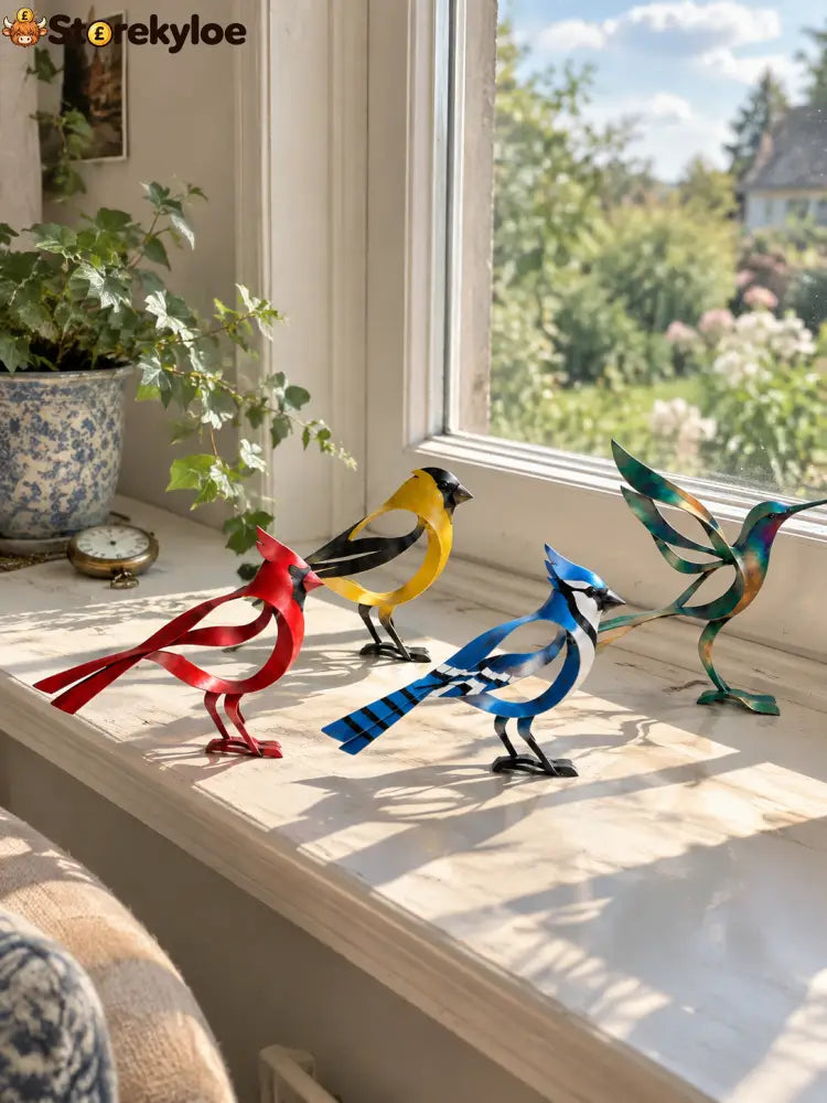 🕊️Elegant and minimalist metal bird sculpture -- Fleeting Moments of Lightness in the Natural World！ - Houseware &