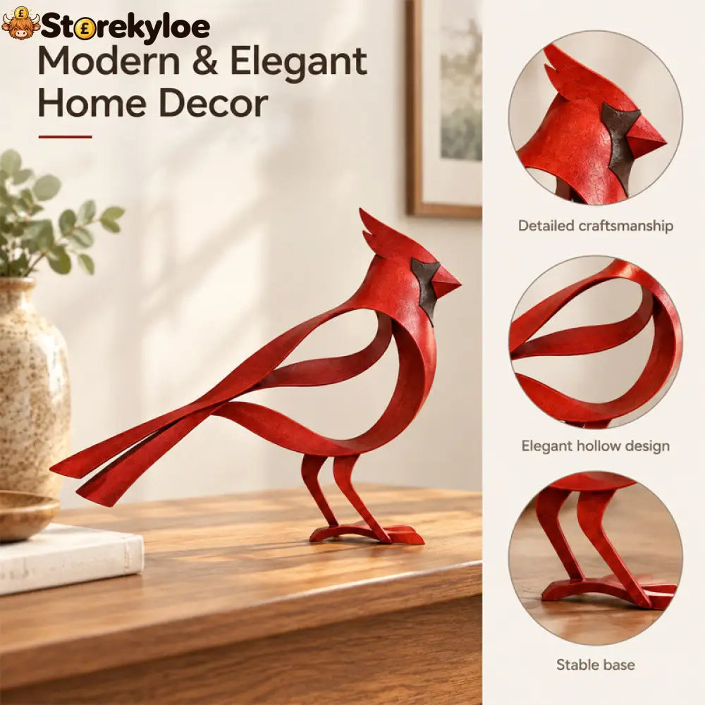 🕊️Elegant and minimalist metal bird sculpture -- Fleeting Moments of Lightness in the Natural World！ - Houseware &