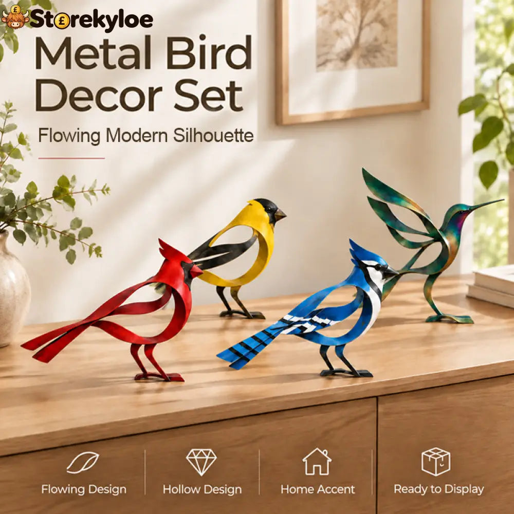 🕊️Elegant and minimalist metal bird sculpture -- Fleeting Moments of Lightness in the Natural World！ - Houseware &