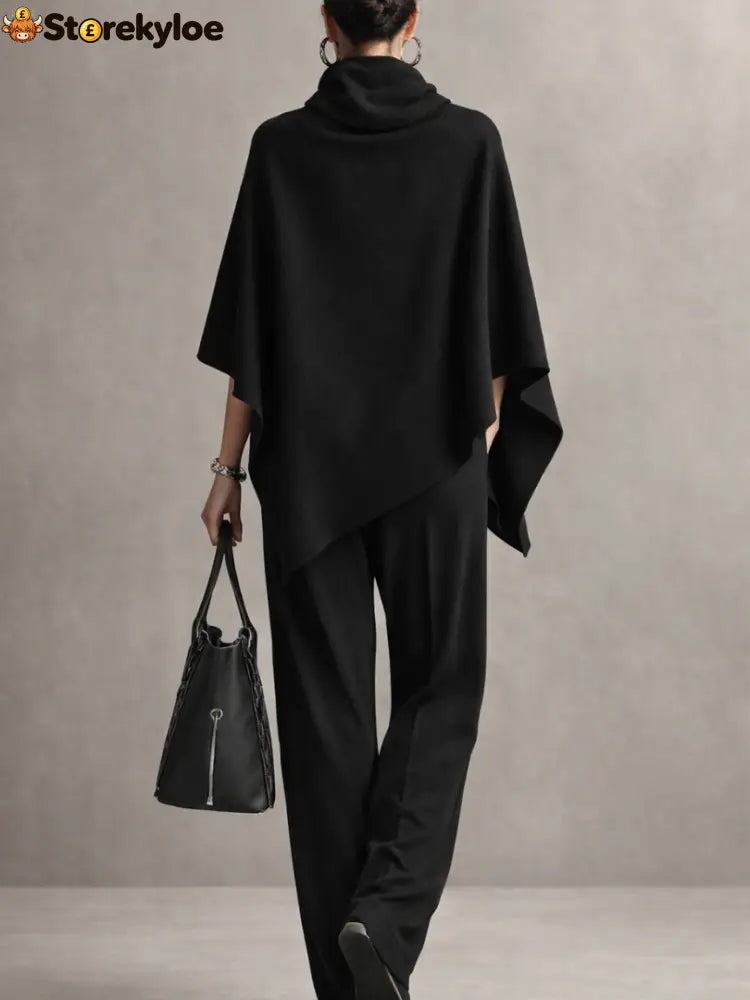 Elegant Drape Two-Piece Set