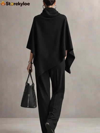 Elegant Drape Two-Piece Set