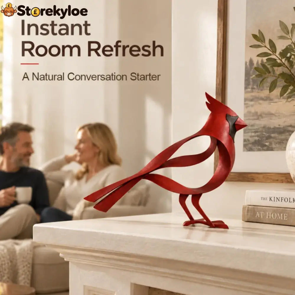 🕊️ Elegant Metal Bird Sculpture: A Little Piece of Nature for Your Favourite Corner