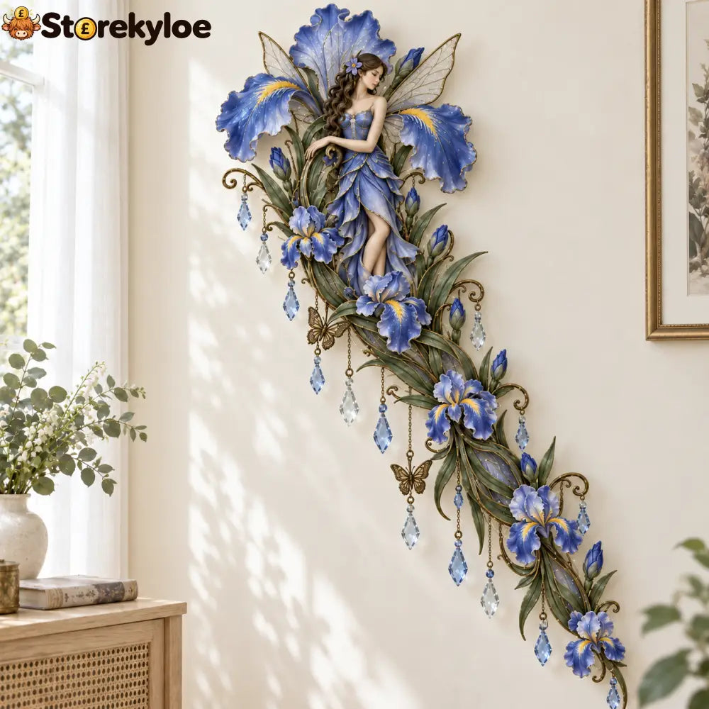 🌹🧚‍♀️Enchanted Flower Fairy Wall Light✨Cascading Floral Decor