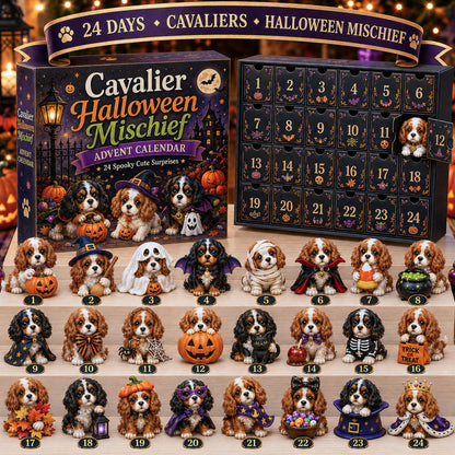 ⏰Limited Stock 50% OFF -🐶 24 Days of Cavalier Christmas Advent Calendar 2026 – 24 Collectible Cavalier Surprises