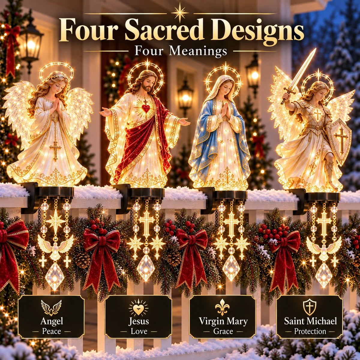 ✨ Sacred Christmas Railing Lights | The Christmas Decoration That Feels Truly Meaningful