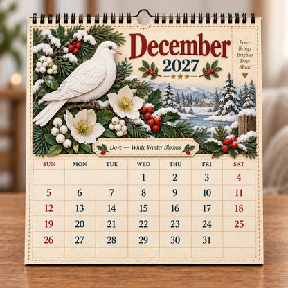 🐦 A Year of Birds: 2027 Birds of America Wall Calendar with Classic Wildlife Art