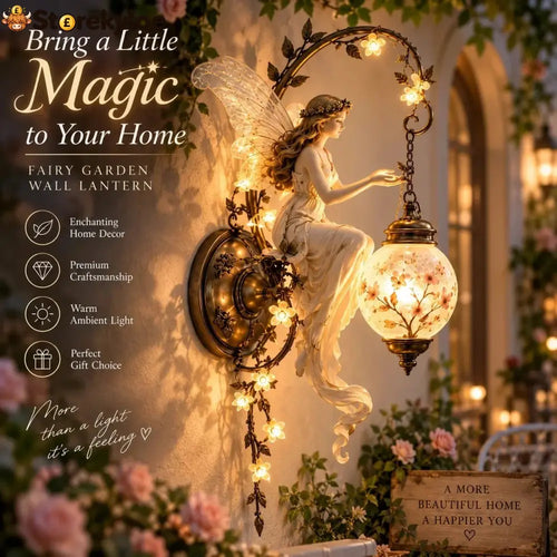 🧚🌸 Fairy Garden Glow Wall Lamp – Whimsical Floral Accent Light for Cozy Spaces