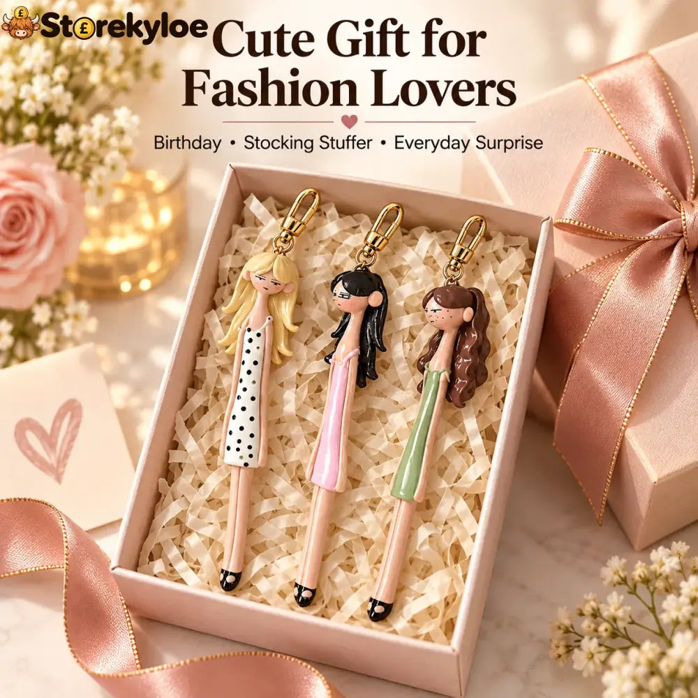 👜✨ Fashion Doll Bag Charms, 3 Stylish Designs to Add Personality to Your Favorite Bag! - ALL