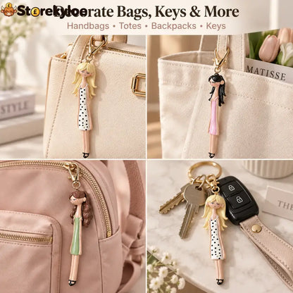 👜✨ Fashion Doll Bag Charms, 3 Stylish Designs to Add Personality to Your Favorite Bag! - ALL