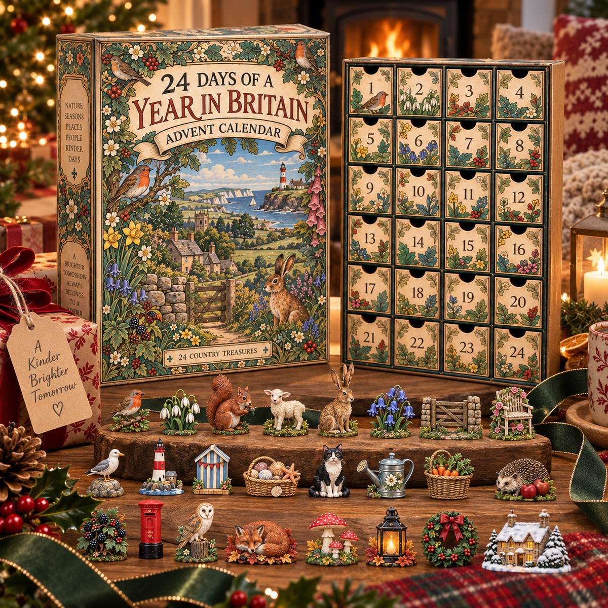 A Year in Britain Advent Calendar – 24 Days of Country, Coast & Wildlife Treasures