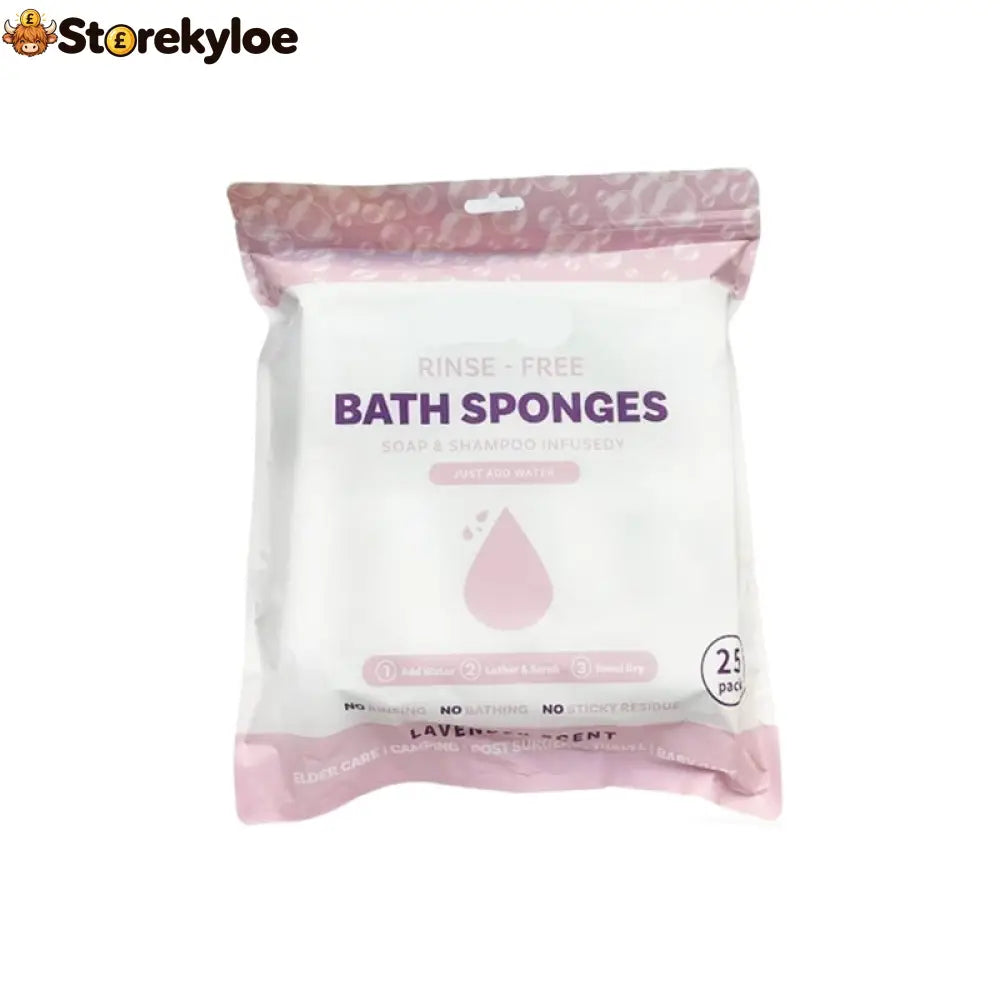 🏆Flash Sale⚡ 50K+ 🌈Disposable Rinse-Free Bathing Wipes🧼 - Lavender Scent