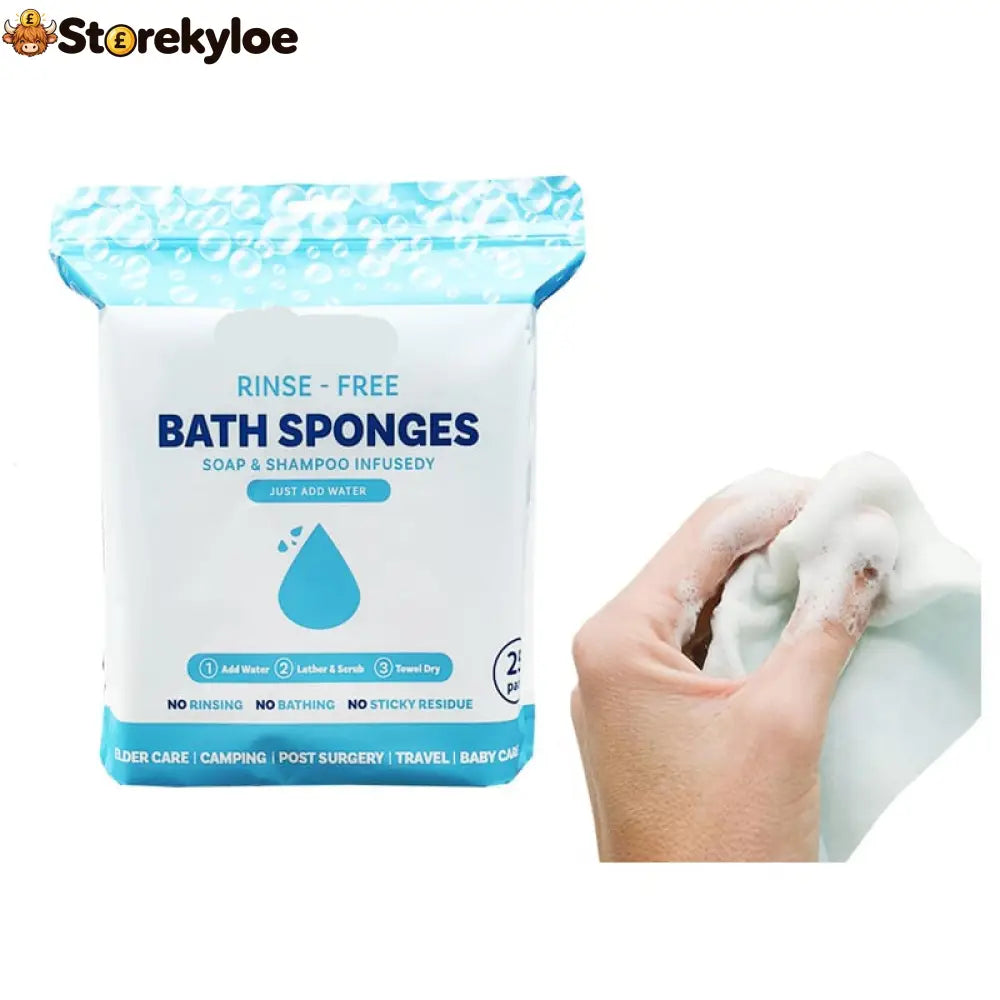 🏆Flash Sale⚡ 50K+ 🌈Disposable Rinse-Free Bathing Wipes🧼 - Unscented