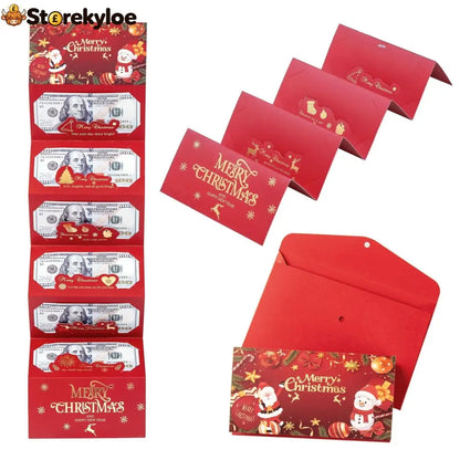 🏆Flash Sale⚡ 50K+ SOLD! Almost Gone-🎅💸Christmas Cash Gift Envelope– A creative way to give cash this Christmas!