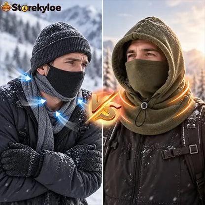 Fleece Double Layer Integrated Hat