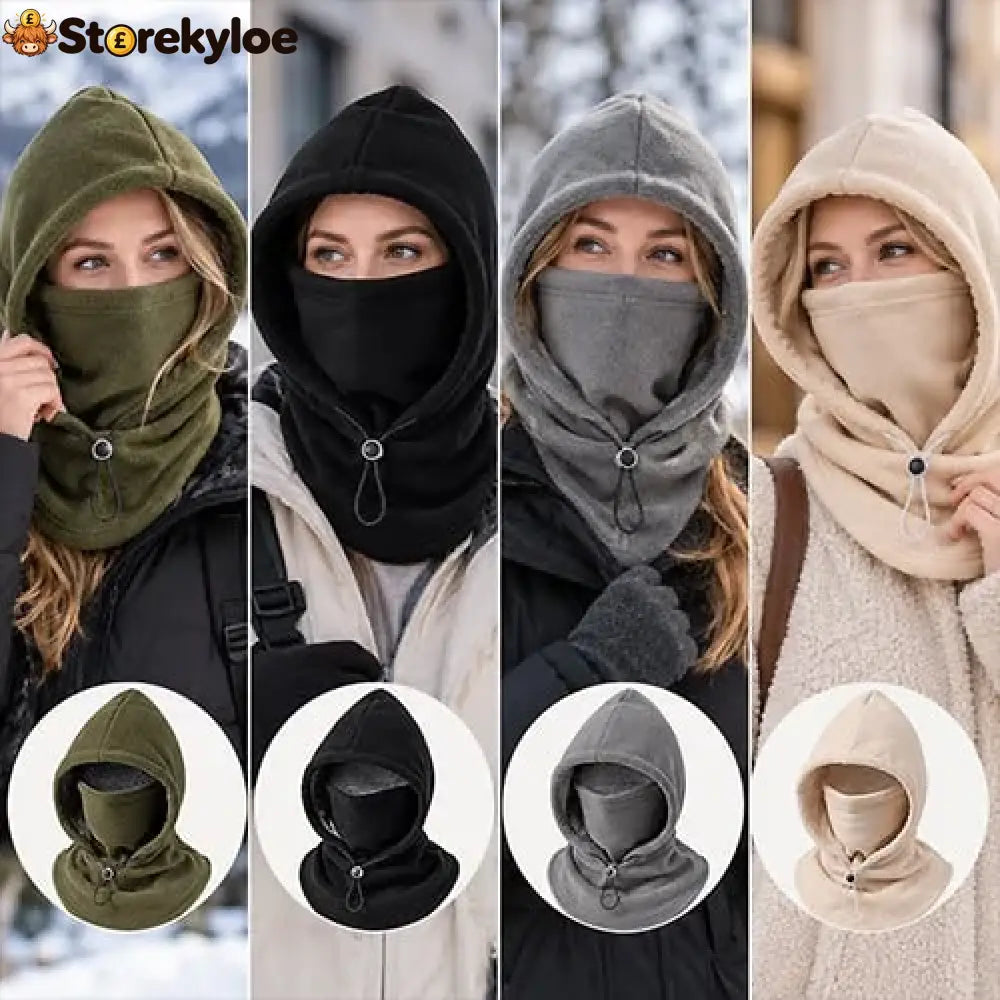 Fleece Double Layer Integrated Hat