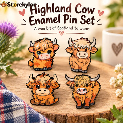 🐄fluffy Long-haired Cow Enamel Pin Cute Furry Cattle Lapel Pin Gift For Farm Animal Lovers
