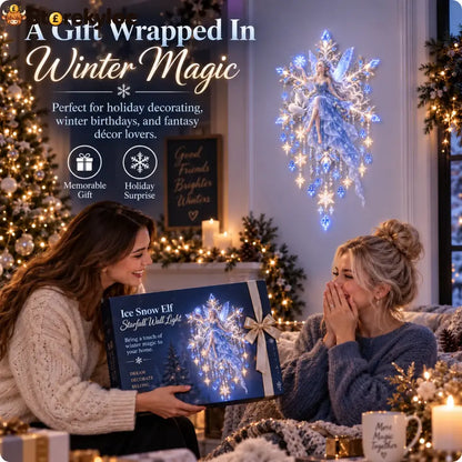 Free shipping,, ❄️Ice Snow Elf Starfall Wall Light