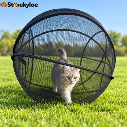 🐱🌿 Freshair Cat Haven™ – Pop-up Mesh Playpen