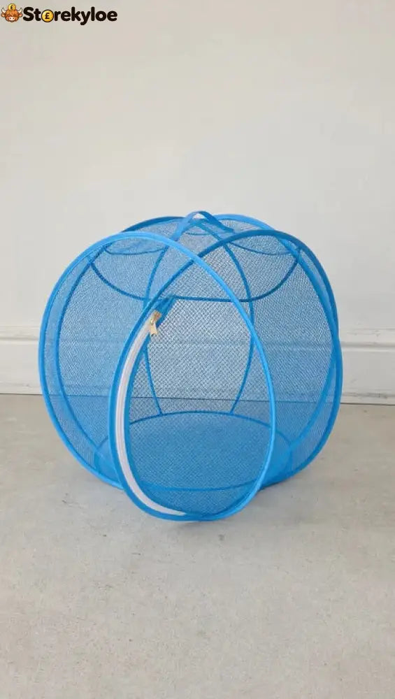 🐱🌿 Freshair Cat Haven™ – Pop-up Mesh Playpen - Blue