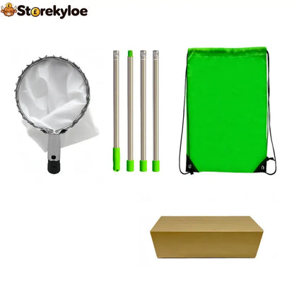 🍎 Fruit Picker with Collection Basket - With stainless-steel telescopic pole – 1.6 m - Tools
