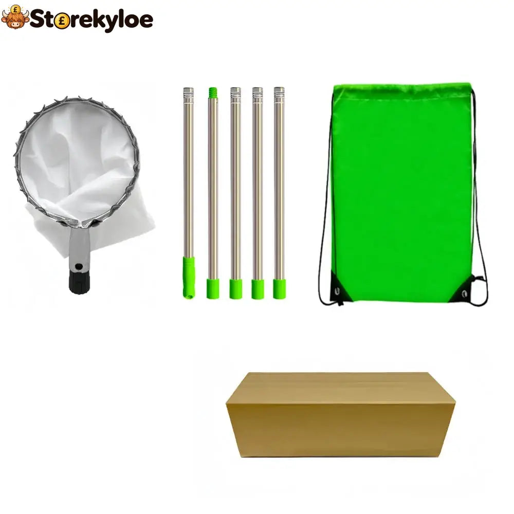 🍎 Fruit Picker with Collection Basket - With stainless-steel telescopic pole – 2.0 m - Tools