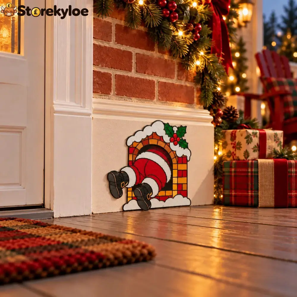 🎁Funny Christmas Baseboard Decorations – 5 Playful Holiday Designs