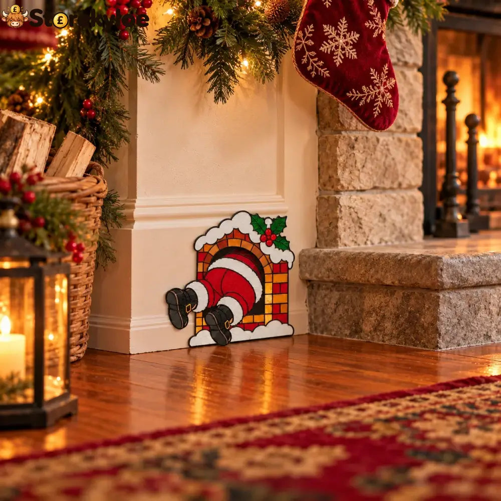 🏅Funny Christmas Baseboard Decorations – 5 Playful Holiday Designs