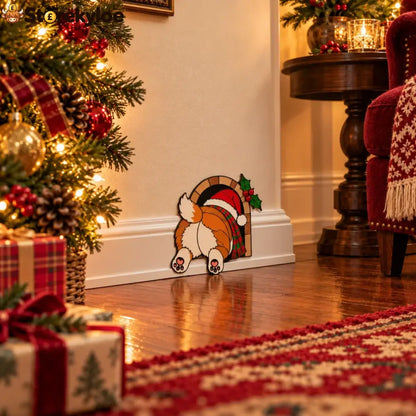 🎁Funny Christmas Baseboard Decorations – 5 Playful Holiday Designs