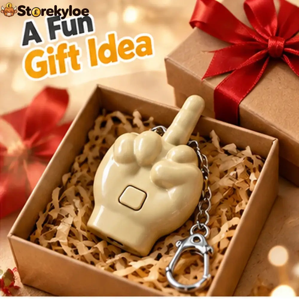Funny Gesture Keychain Phone Stand - One