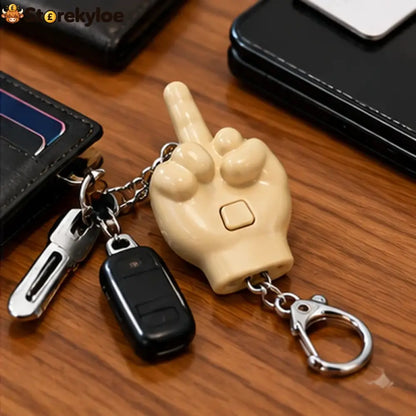 Funny Gesture Keychain Phone Stand - One