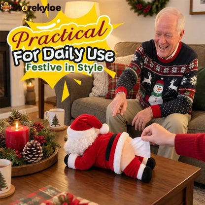 Funny Santa Butt Tissue Box - One