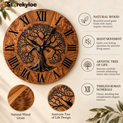 Gaia™ – Tree of Life Wall Clock