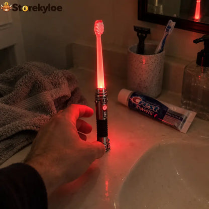 Galactic Glow Toothbrush – LED Light-Up Manual Toothbrush