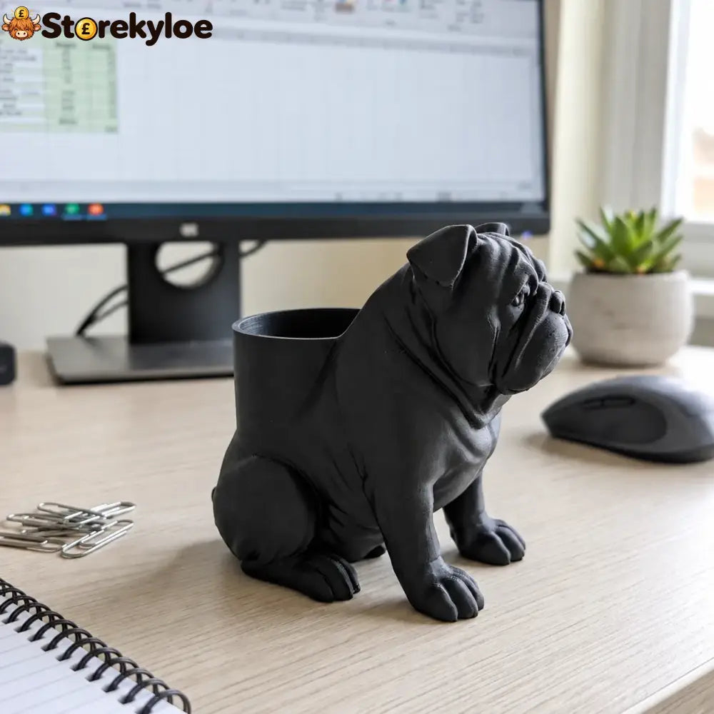 🐶german Shepherd Desk Organizer - English Bulldog