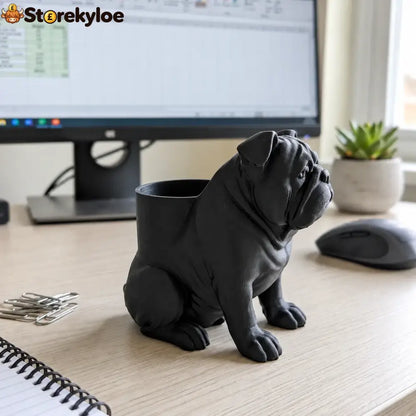 🐶german Shepherd Desk Organizer - English Bulldog