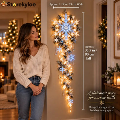 ❄️Giant Snowflake Blizzard Trail™- Let the Snowstorm Glow Indoors