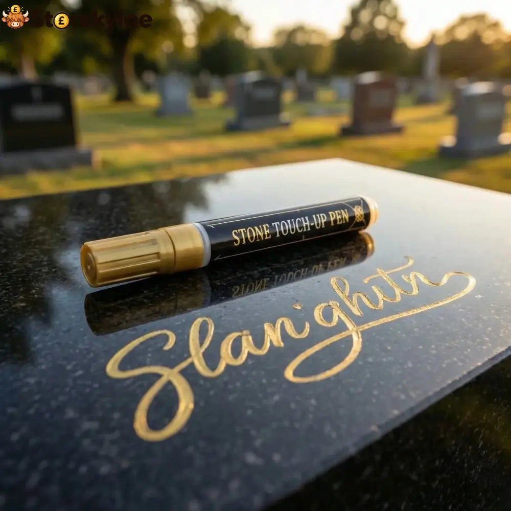 🐦Golden Tombstone Marker Pen for Restoring Faded Grave Inscriptions