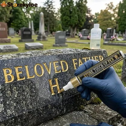 🐦Golden Tombstone Marker Pen for Restoring Faded Grave Inscriptions