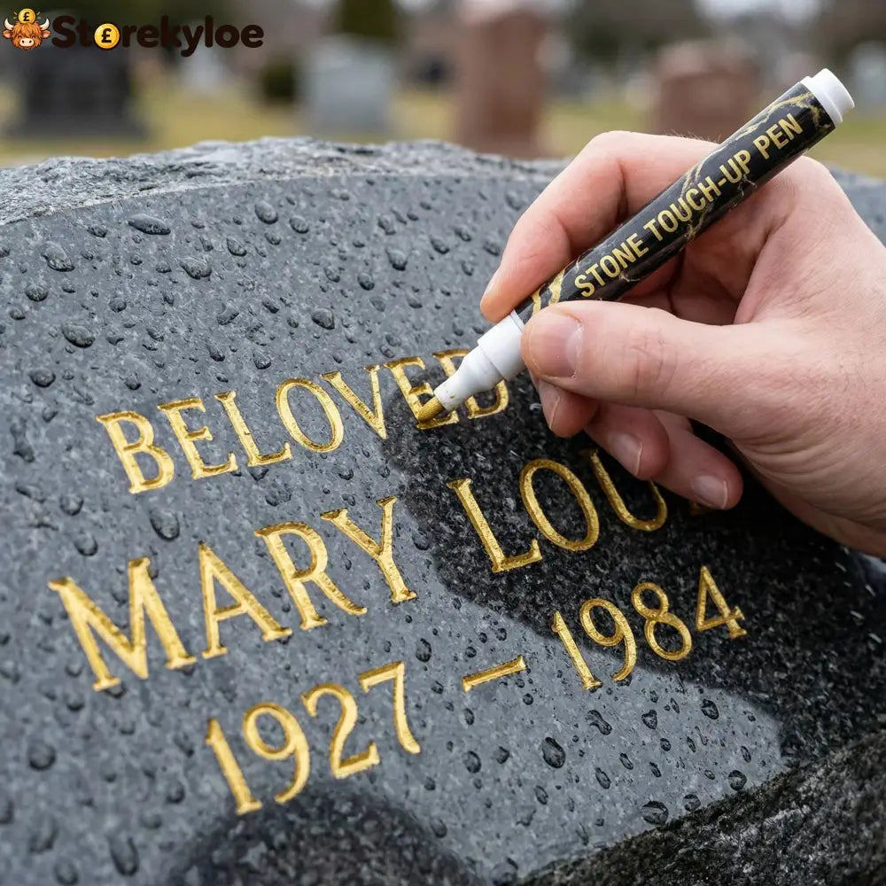 🐦Golden Tombstone Marker Pen for Restoring Faded Grave Inscriptions - Gold / 1 Pack