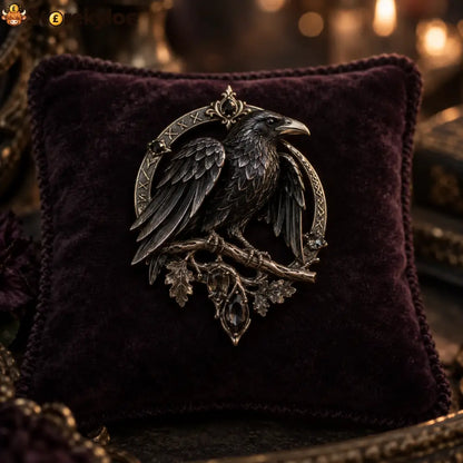 🦅Gothic Celtic Raven Brooch 🦅 - A