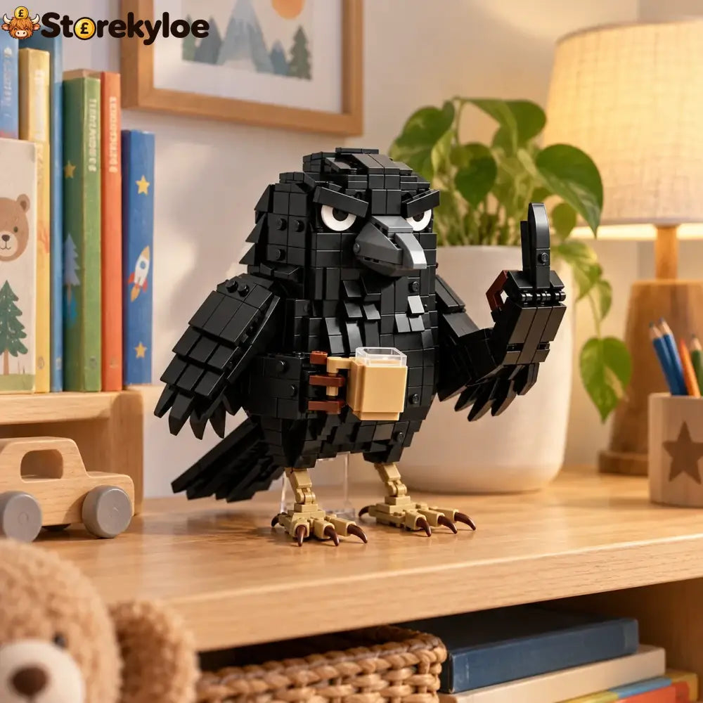 🖤 Gothic Raven Buildable Decor Set - Single