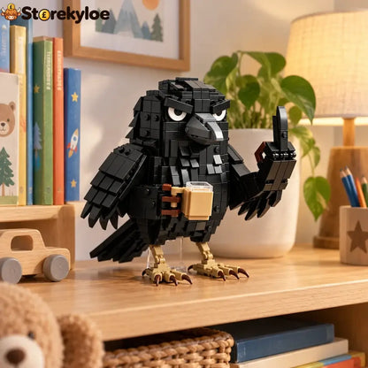 🖤 Gothic Raven Buildable Decor Set - Single